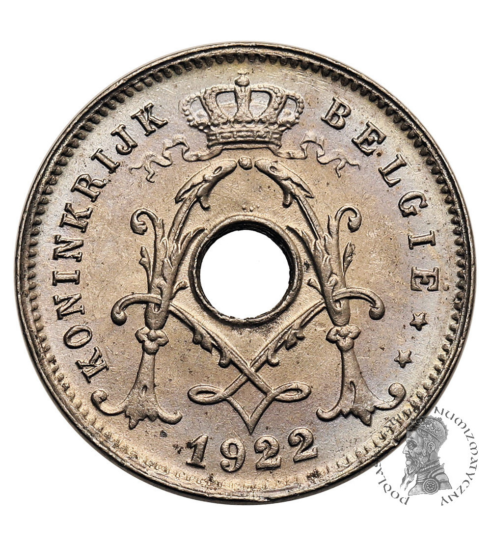 Belgia, Albert I (1909-1934). 5 Centimes 1921/11, BELGIE