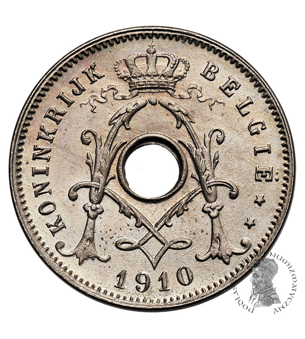 Belgia, Albert I (1909-1934). 5 Centimes 1910, BELGIE