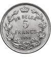 Belgia, Leopold I (1831-1865). 5 franków 1932, BELGES