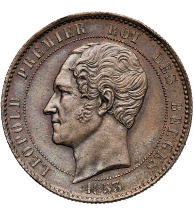 Belgia, Leopold I (1831-1865). 10 Centimes pamiątkowe 1853, Małżeństwo księcia Brabancji i arcyksiężniczki Marii Henrietty