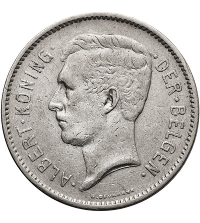 Belgia, Leopold I (1831-1865). 5 franków 1932, BELGEN