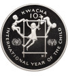 Zambia. 10 Kwacha 1980, International Year of the Child - Proof