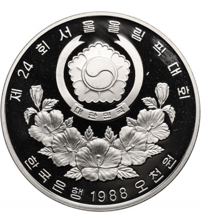 Korea Południowa. 5000 won 1988, XXIV Igrzyska Olimpijskie w Seulu, Koreańskie Zapasy - Proof