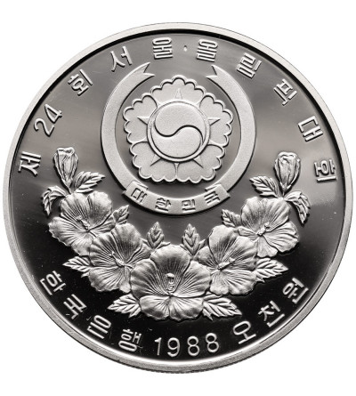 Korea Południowa. 5000 won 1988, XXIV Igrzyska Olimpijskie w Seulu, Koreańskie Zapasy - Proof