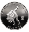 Korea Południowa. 5000 won 1988, XXIV Igrzyska Olimpijskie w Seulu, Koreańskie Zapasy - Proof