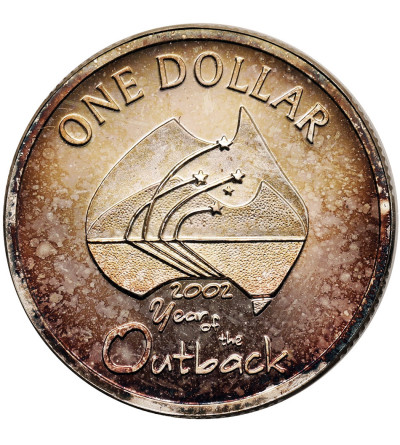 Australia. 1 dolar 2002, Year of the Outback - Proof