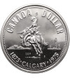 Canada. Dollar 1975, 100th anniversary of the City of Calgary