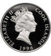 Cook Islands. 2 Dollars 1996, Olympic National Park, series: National Parks