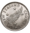 New Zealand, King George VI (1936-1952). 1 Crown 1949, Proposed Royal Visit