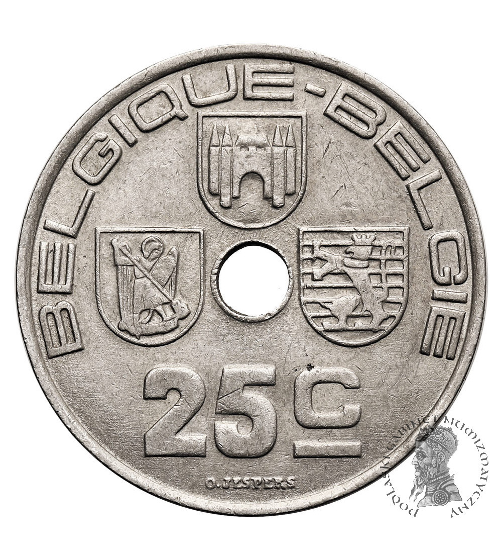 Belgia, Leopold III (1934-1951). 25 Centimes 1939, BELGIQUE - BELGIE