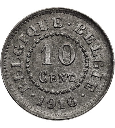 Belgium, German Occupation (1914-1918). 10 Centimes 1916