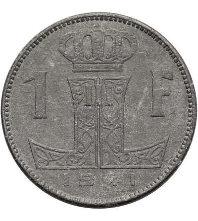 Belgium, Leopold III (1934-1951). 1 Franc 1941, BELGIQUE - BELGIE