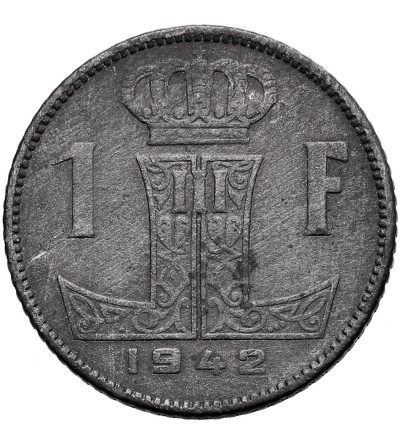 Belgium, Leopold III (1934-1951). 1 Franc 1942, BELGIQUE - BELGIE