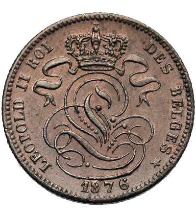 Belgium, Leopold II (1865-1909). 1 Centime 1876