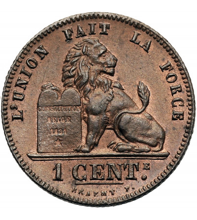 Belgia, Leopold II (1865-1909). 1 Centime 1876