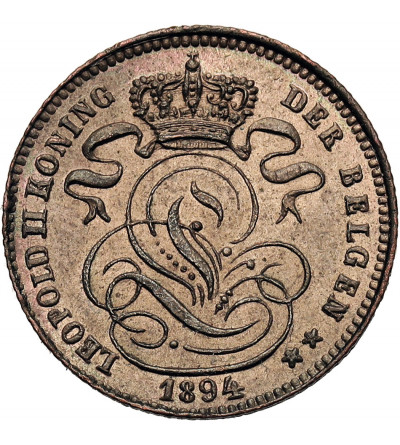 Belgia, Leopold II (1865-1909). 1 Centime 1894