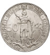 Belgium, Leopold III (1934-1951). 50 Francs 1935, Brussels Exposition and Railway Centennial