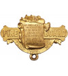 USA, Penn Yan, New York State. Fire Brigade Council badge pendant / mount