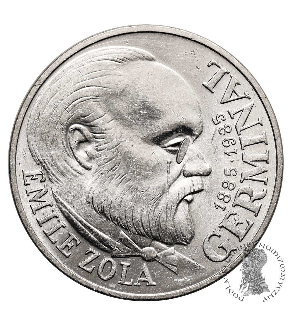 France. 100 Francs 1985, 100th Anniversary of Émile Zola's novel Germinal, Series: 100 Francs Émile Zola