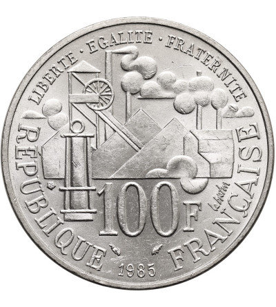 Francja. 100 franków 1985, 100. rocznica powieści Emile'a Zoli „Germinal”, Seria: 100 franków Émile Zola