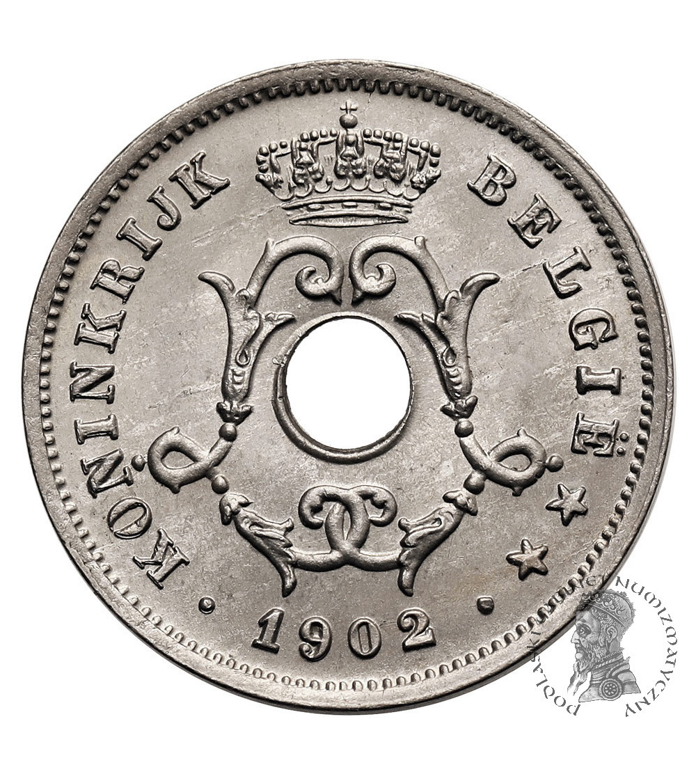 Belgia, Leopold II (1865-1909). 10 Centimes 1902, BELGIE