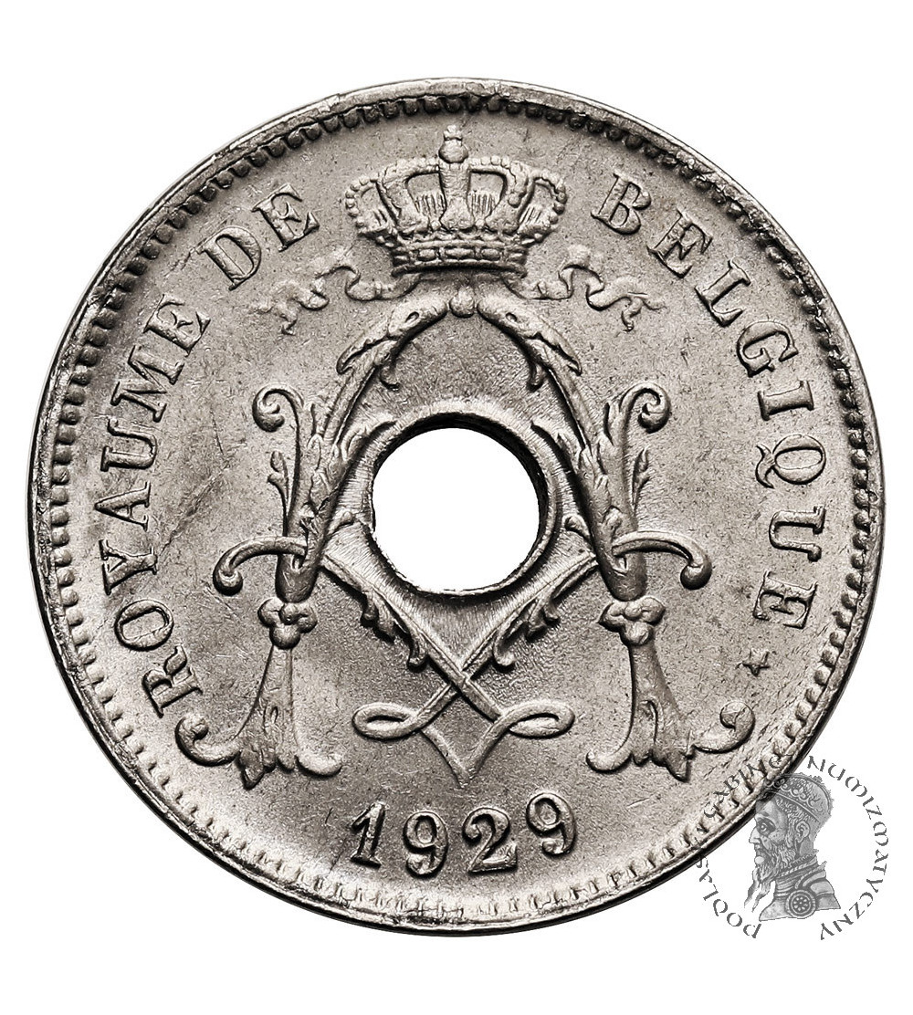 Belgia, Albert I (1909-1934). 10 Centimes 1929, BELGIQUE