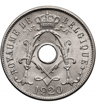 Belgia, Albert I (1909-1934). 25 Centimes 1920, BELGIQUE