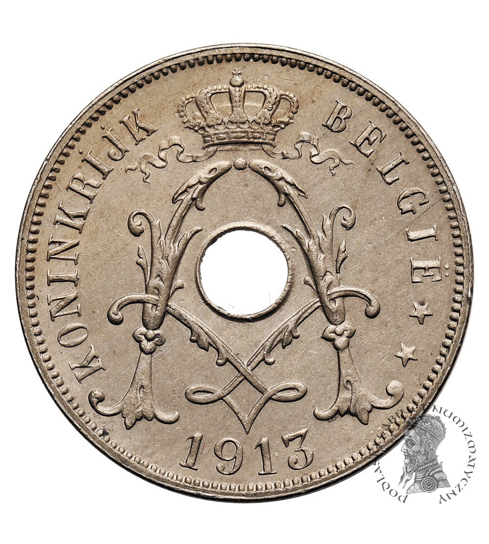 Belgia, Albert I (1909-1934). 25 Centimes 1913, BELGIE