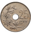 Belgia, Albert I (1909-1934). 25 Centimes 1913, BELGIE