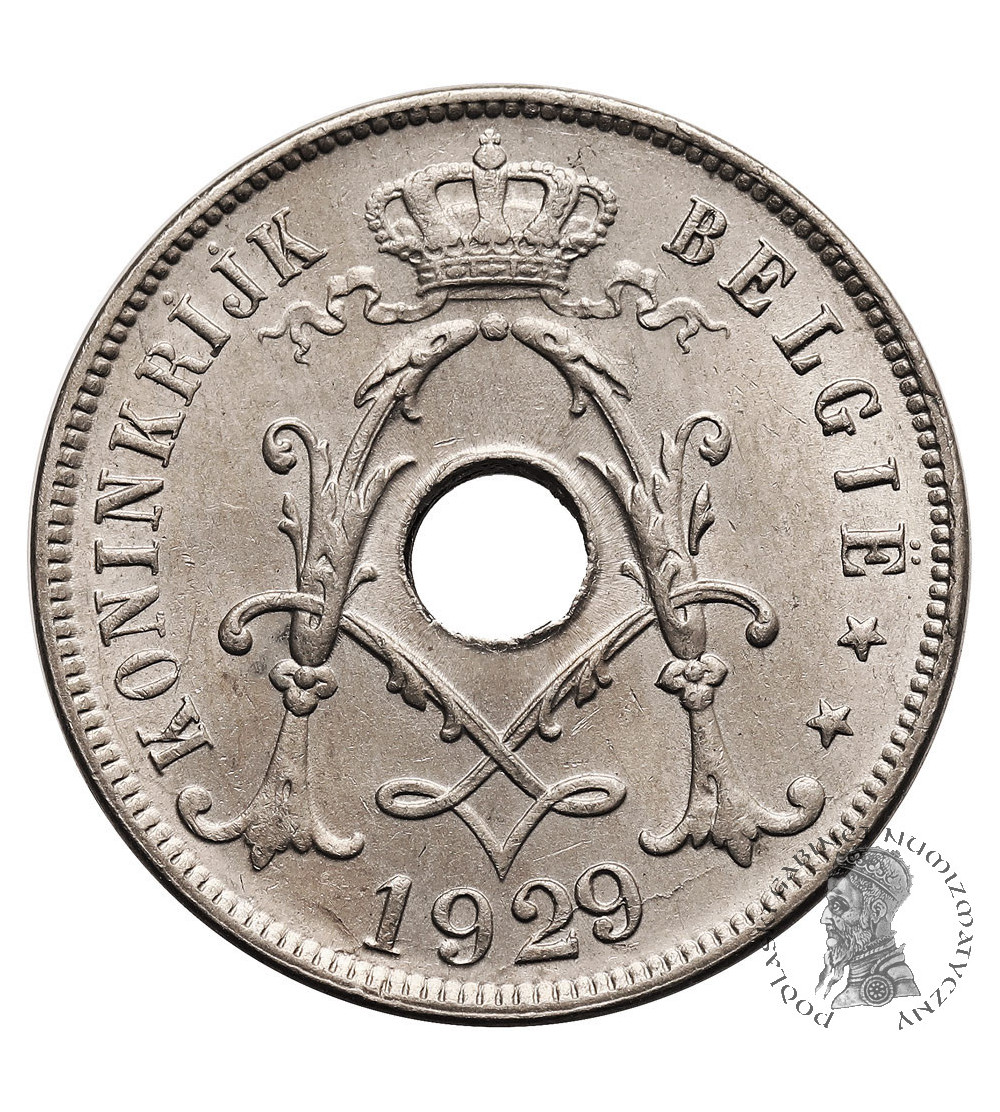 Belgia, Albert I (1909-1934). 25 Centimes 1929, BELGIE