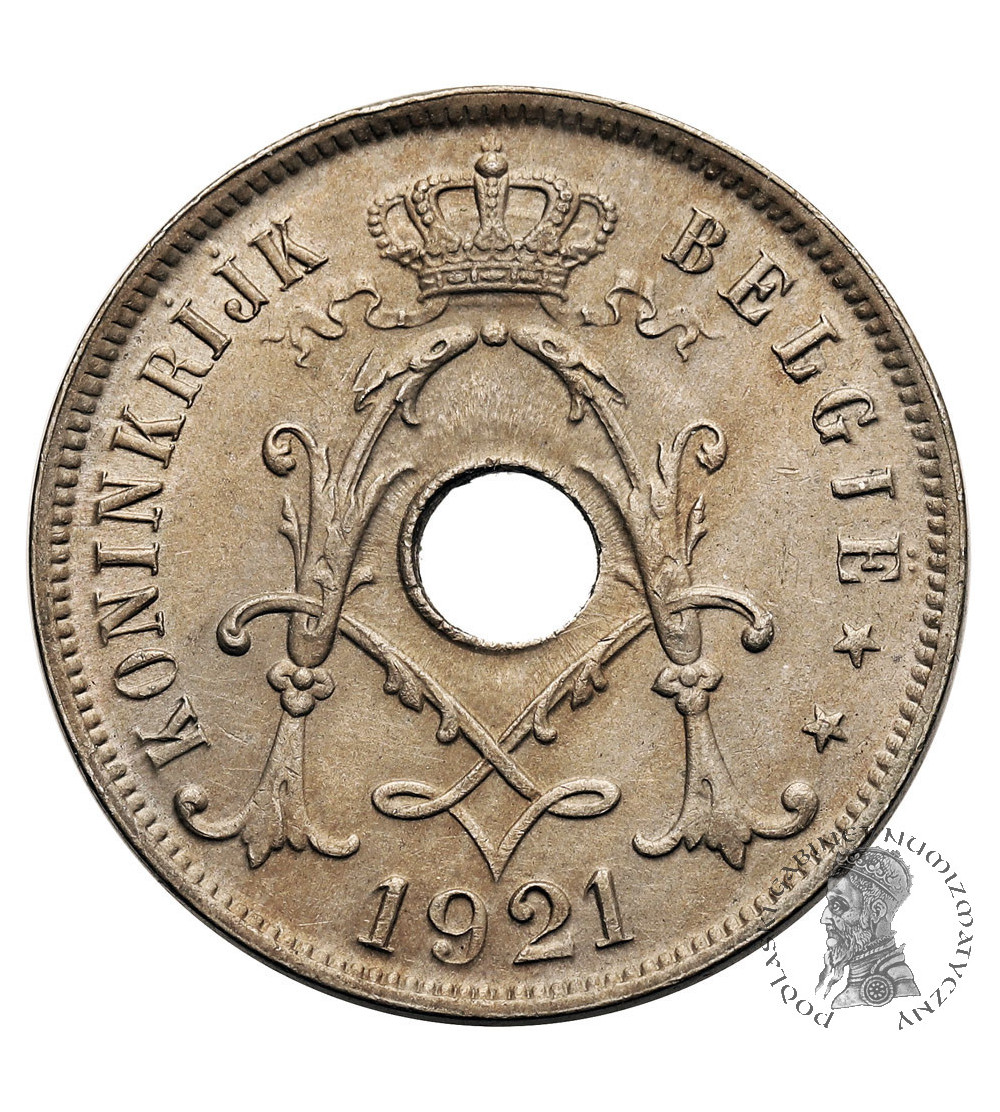 Belgia, Albert I (1909-1934). 25 Centimes 1921, BELGIE