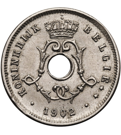 Belgia, Leopold II (1865-1909). 5 Centimes 1902, BELGIE