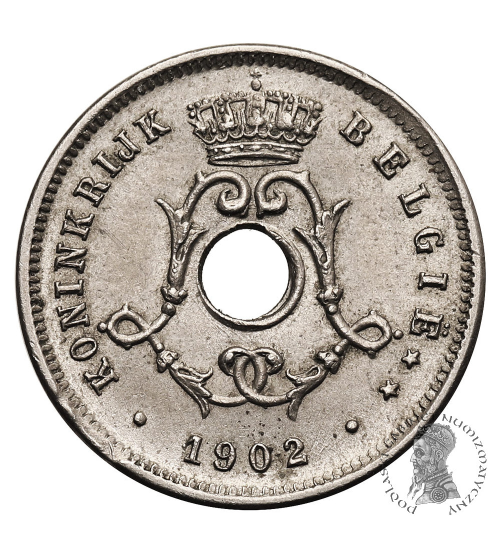 Belgia, Leopold II (1865-1909). 5 Centimes 1902, BELGIE