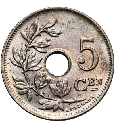 Belgia, Albert I (1909-1934). 5 Centimes 1925, BELGIE