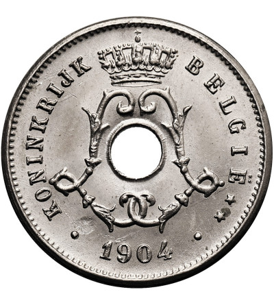 Belgia, Leopold II (1865-1909). 5 Centimes 1904, BELGIE