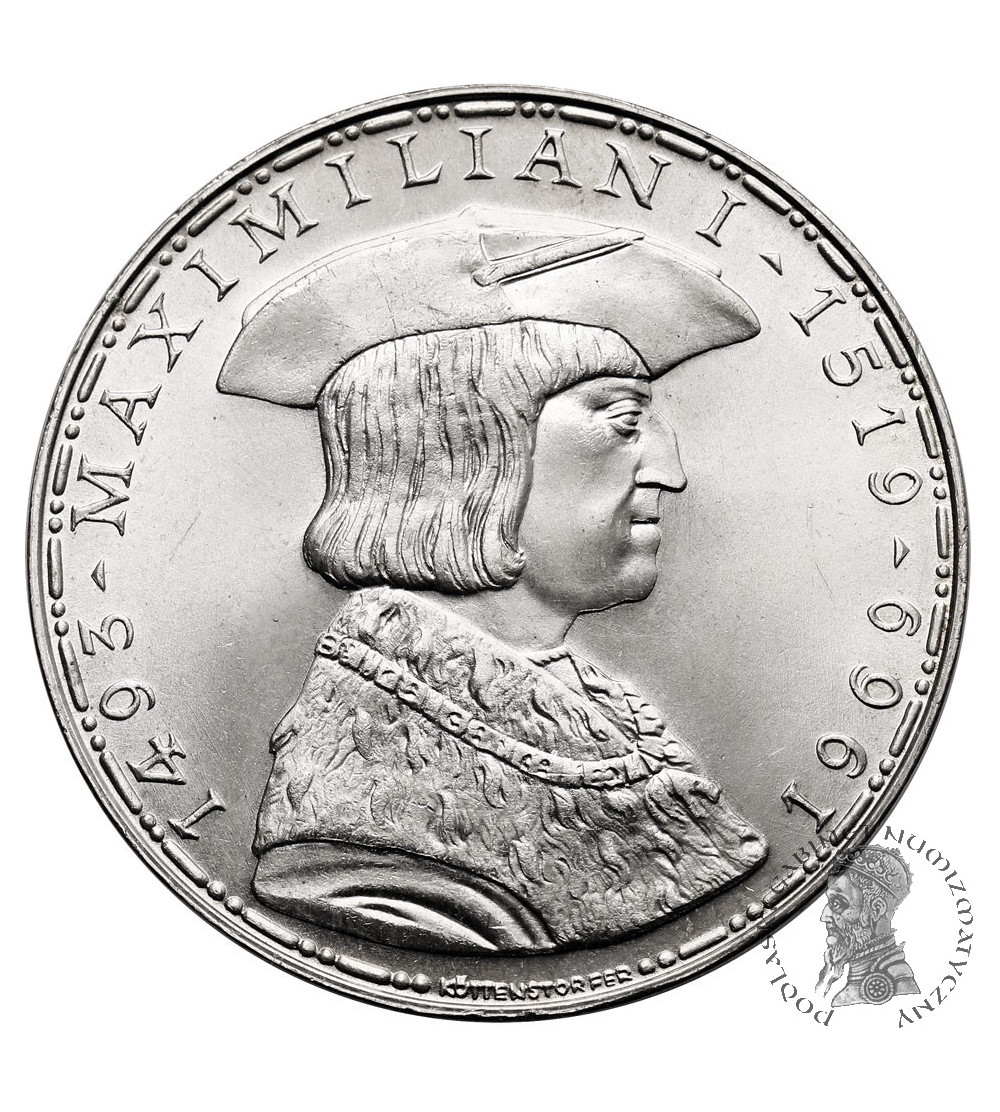 Austria. 50 Schilling 1969, 450th Anniversary of the Death of Maximilian I