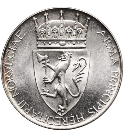 Norwegia, Olav V (1957-1991). Srebrny Medal 1968, Ślub norweskiego księcia koronnego Haralda z Sonją Haraldsen