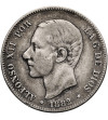 Hiszpania, Alfonso XII (1874-1885). 2 Pesetas 1882 MS-M