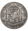 Hiszpania, Alfonso XII (1874-1885). 2 Pesetas 1882 MS-M