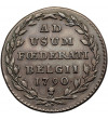 Austrian Netherlands (Belgium). 2 Liards / Oorden 1790, Brussels - Belgian Uprising