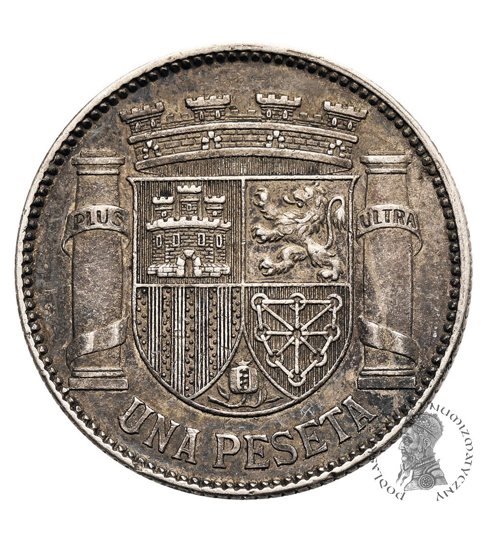 Hiszpania, Druga Republika (1931-1939). 1 Peseta 1933 (3-4)