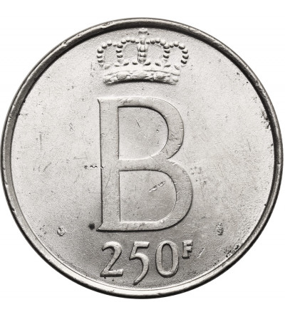 Belgia, Baudouin I (1951-1993). 250 franków 1976, 25 Rocznica Wstąpienia na Tron Baudouina I