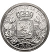 Belgia, Leopold II (1865-1909). 5 franków 1865, Oficjalne Nowe Bicie (Restrike) - Proof