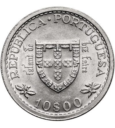 Portugal, Second Republic (1926-1974). 10 Escudos 1960, 500th Anniversary of the Death of Prince Henry the Navigator