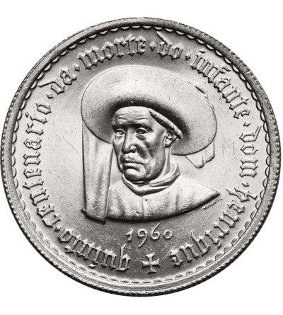 Portugal, Second Republic (1926-1974). 5 Escudos 1960, 500th Anniversary of the Death of Prince Henry the Navigator