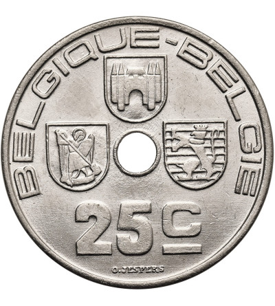 Belgia, Leopold III (1934-1951). 25 Centimes 1939, BELGIQUE - BELGIE