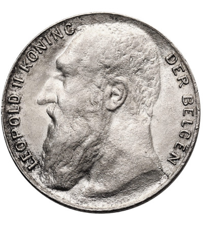 Belgia, Leopold II (1865-1909). 50 Centimes 1901, DER BELGEN