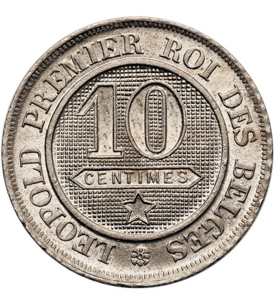 Belgia, Leopold I (1831-1865). 10 Centimes 1862, DES BELGES