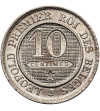 Belgia, Leopold I (1831-1865). 10 Centimes 1862, DES BELGES