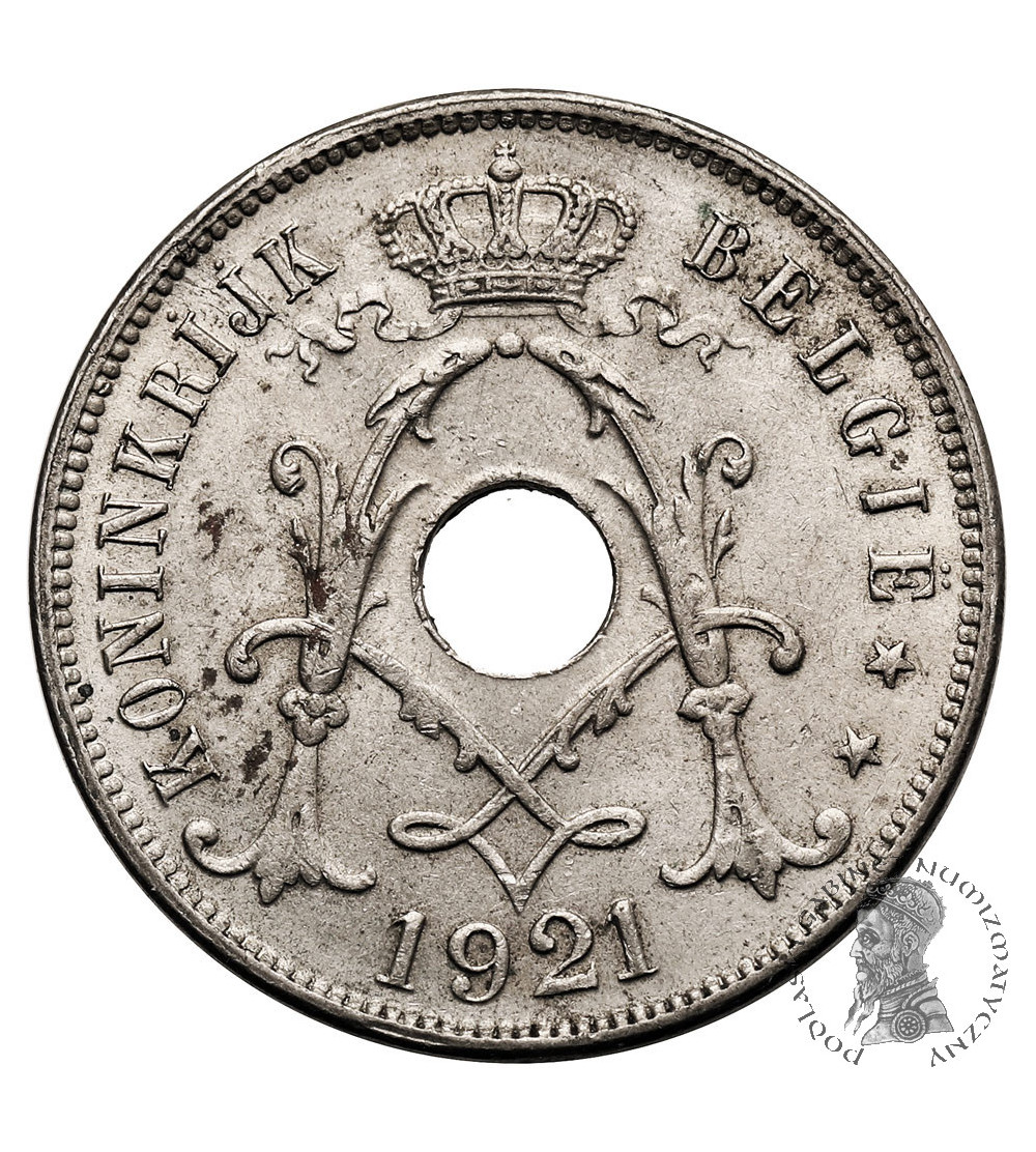 Belgia, Albert I (1909-1934). 25 Centimes 1921, BELGIE